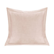 Luna - Single Flanged Washed Linen Pillow - Blush