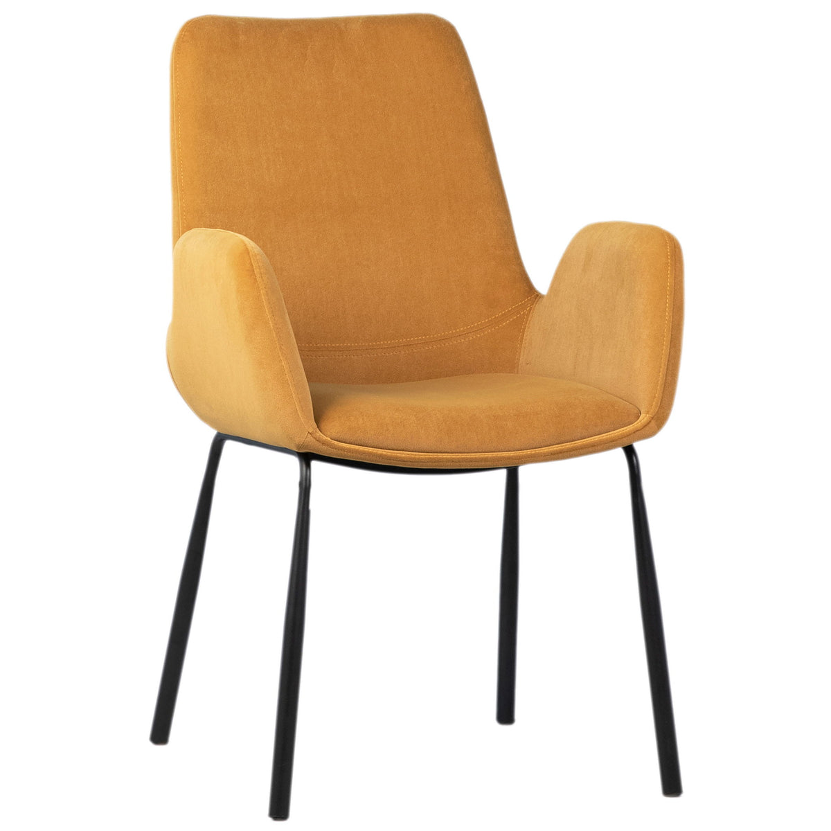 Venice - Dining Chair - Mustard And Black