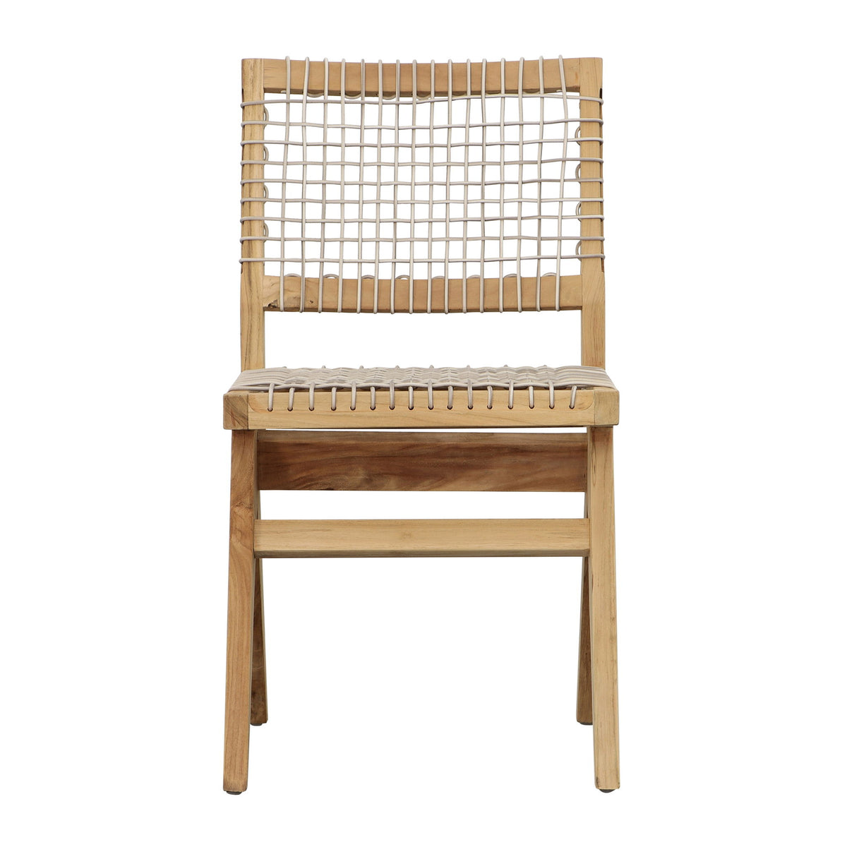 Margit - Outdoor Dining Chair - Natural With Taupe