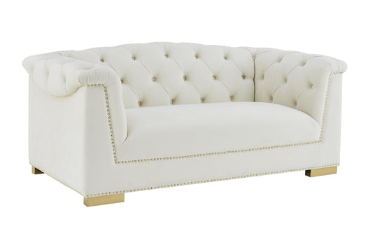 Farah - Velvet Loveseat