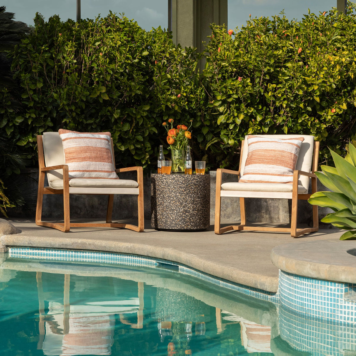 Bravo - Outdoor Side Table - Black