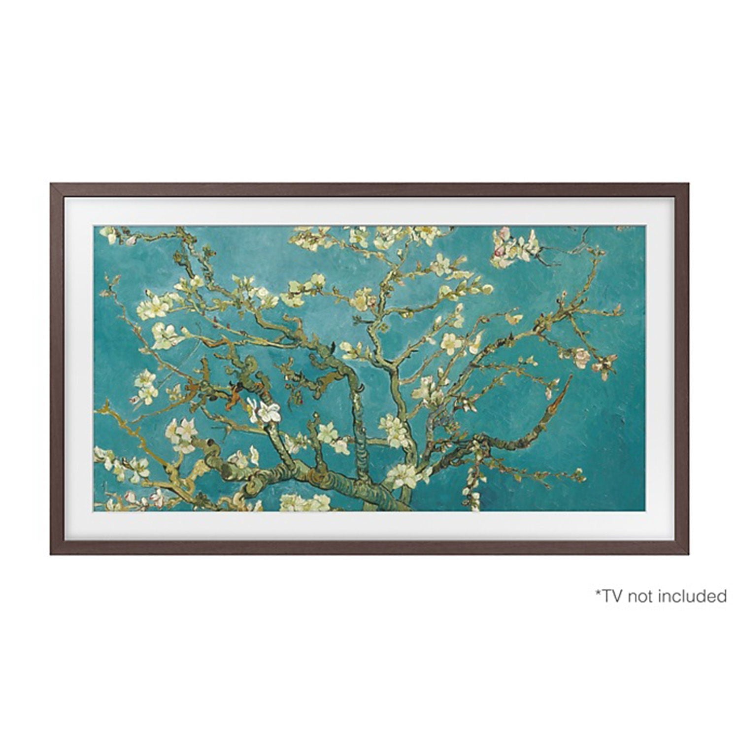 Samsung - 32" The Frame Customizable Bezel - Brown