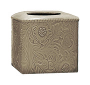 Savannah - Ceramic Tissue Box Cover, 2 Per Carton - Taupe