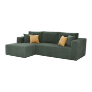 L - Shape Full Compressed Upholstered Sectional