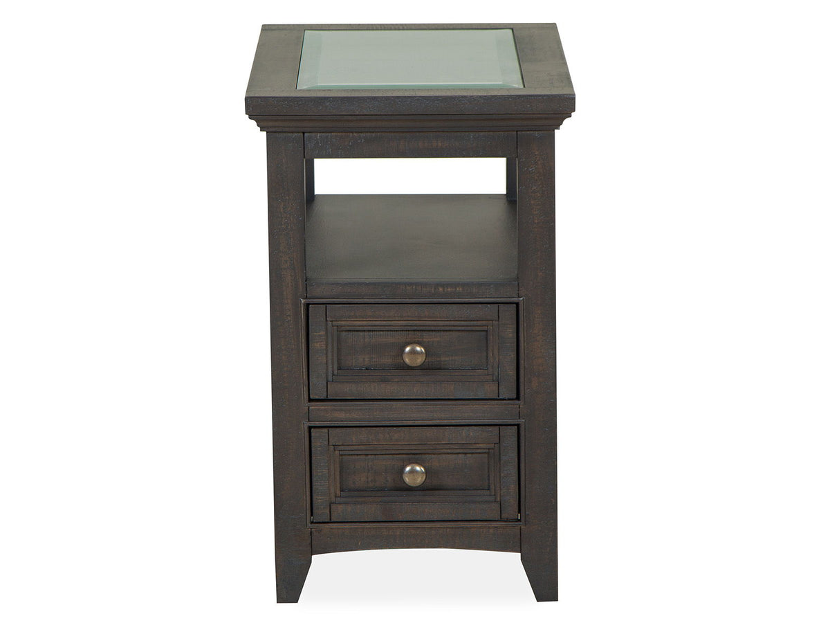 Westley Falls - Chairside End Table - Graphite