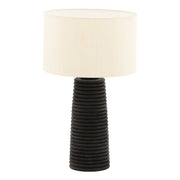 Khan - Table Lamp - Black And Natural