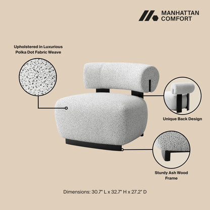 Bartow - Lounge Chair - Ivory