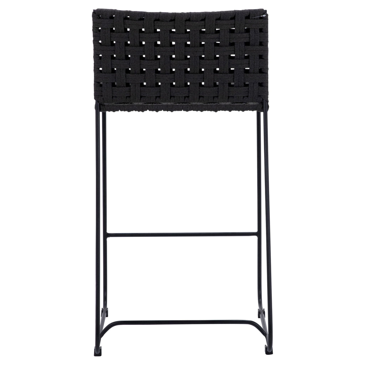 Forbes - Outdoor Counter Stool - Black And Charcoal