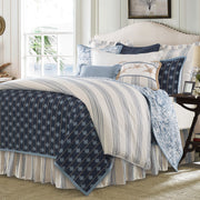 Prescott - King Comforter Set (Set of 3) - Navy
