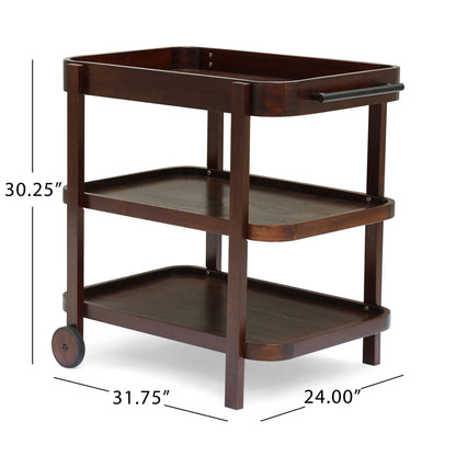 Home Selleck - Bar Cart - Mahogany
