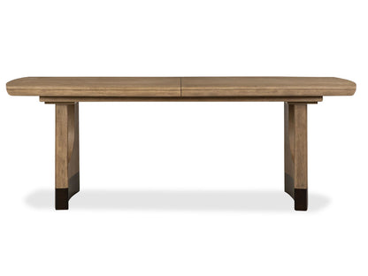 Tristan - Extendable Trestle Dining Table - Swiss Coffee