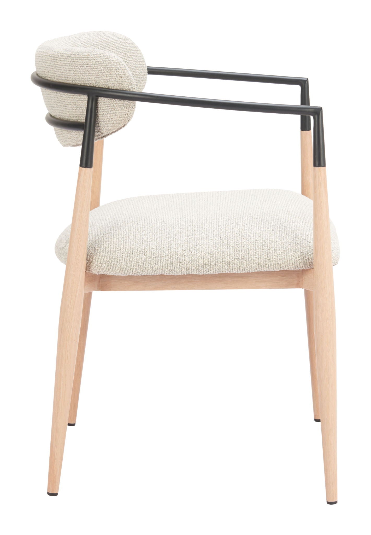 Equinox - Dining Chair - Oyster Gray / Natural