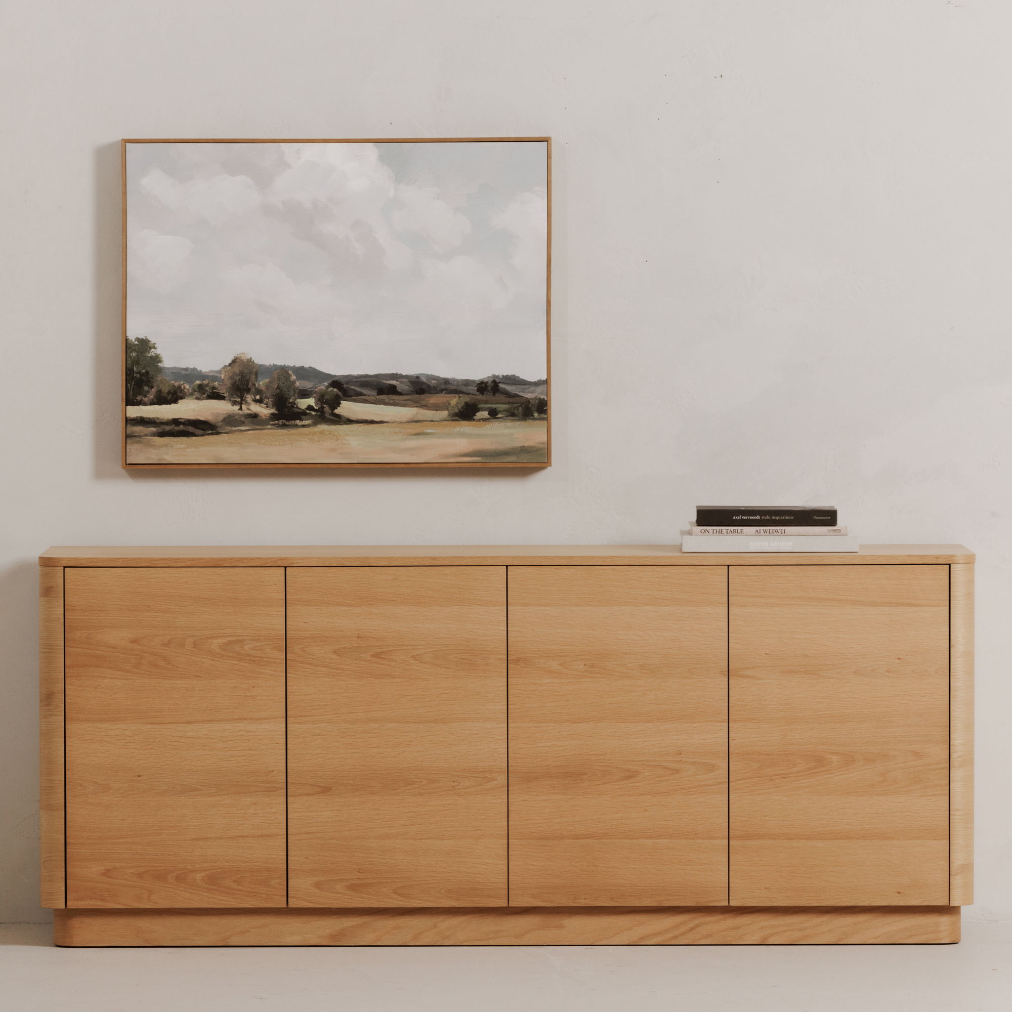 Round Off - Sideboard - Light Brown / Oak