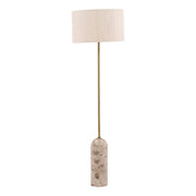 Latrice - Floor Lamp - Natural Stone And Cream