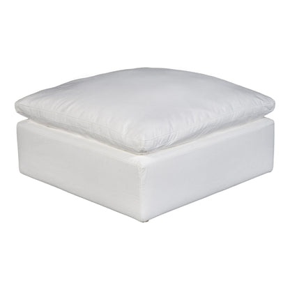Terra - Livesmart Fabric Condo Ottoman - Cream