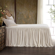 Stella - Queen Faux Silk Velvet Bedspread Set (Set of 3) - Stone