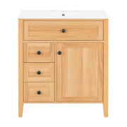 Bathroom Vanity With Sink, Soft Closing Cabinet