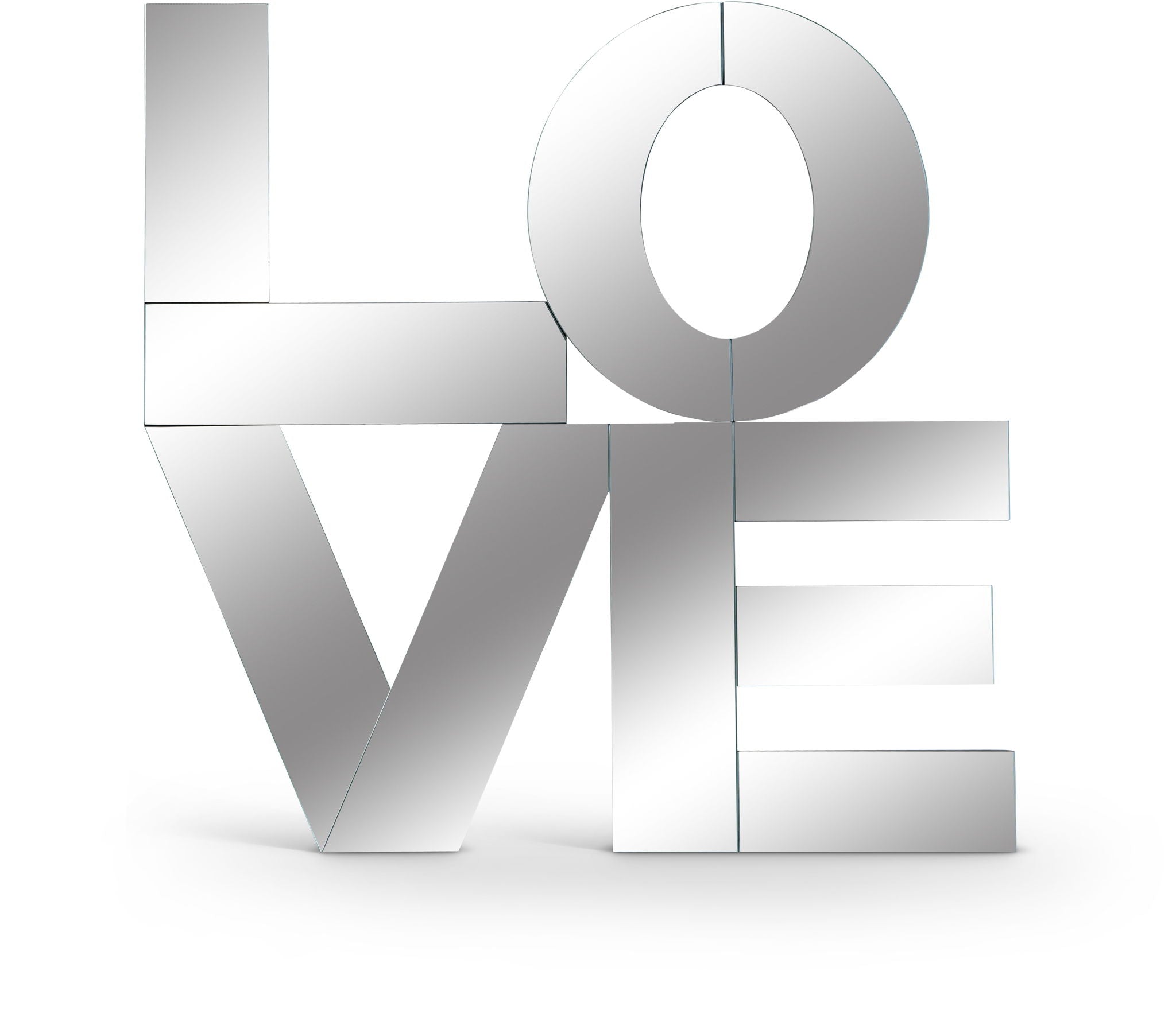 Love - Mirror - Pearl Silver