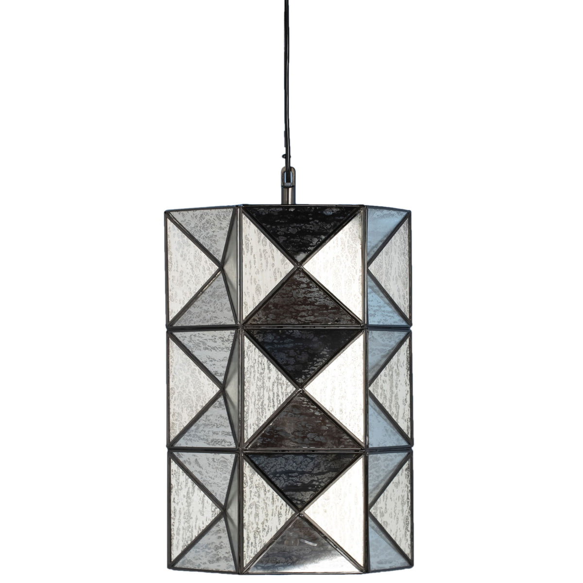 Sandy - Pyramid Lamp - Black Nickel