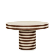 Lyra - Striped Cotton Jute Contract-Grade Table