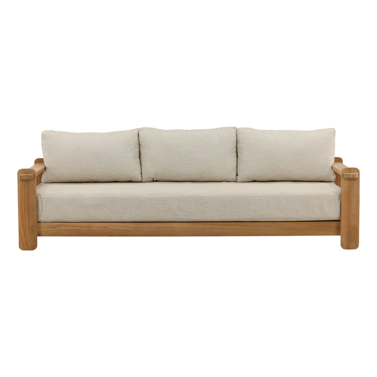 Julie - Outdoor Sofa - Fairfax Taupe And Natural