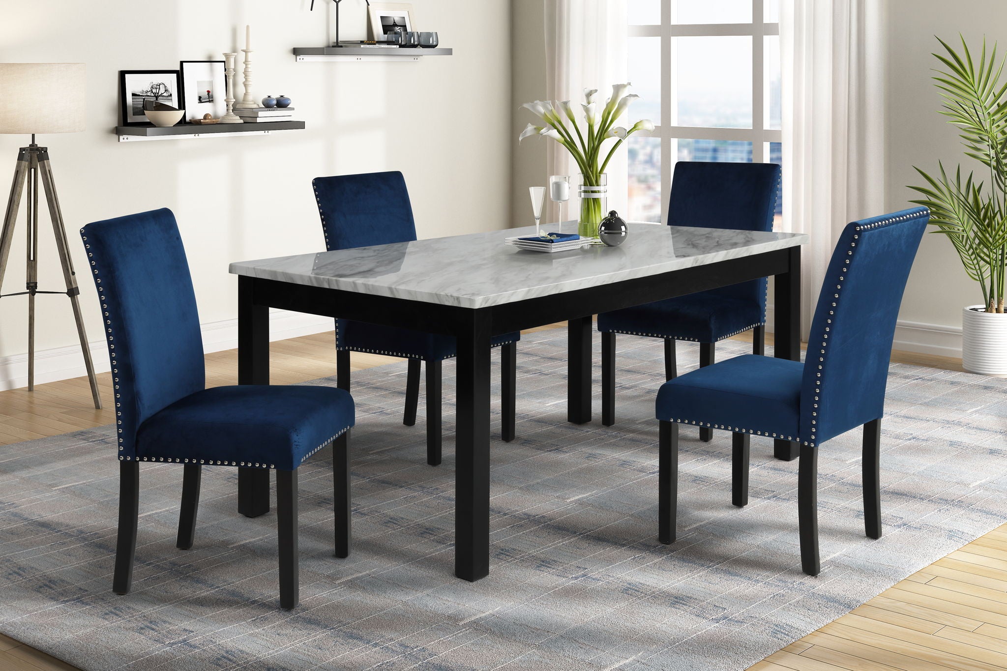 Celeste - Dining Bench - Stone