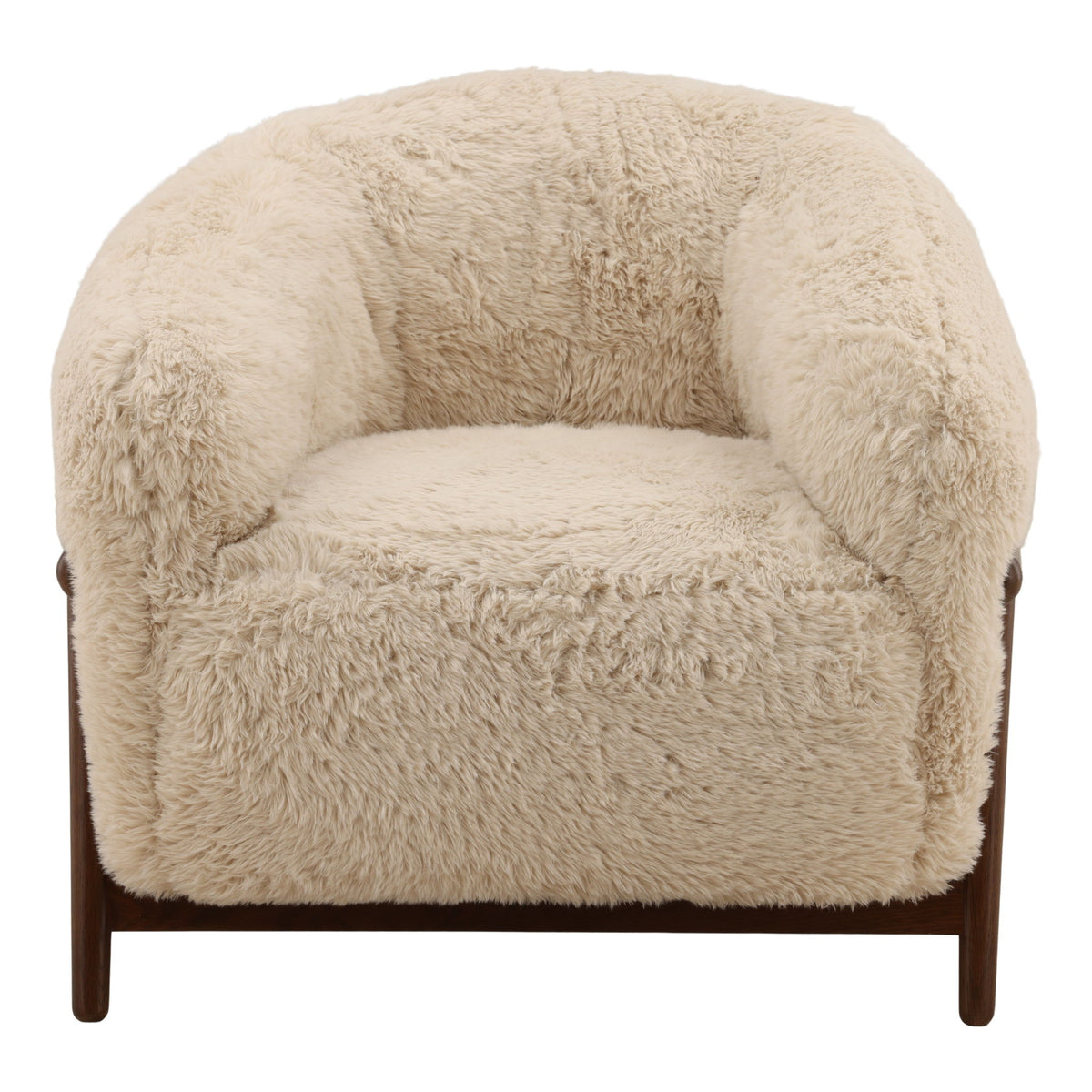 Prescott - Occasional Chair - Cream And Dark Brown