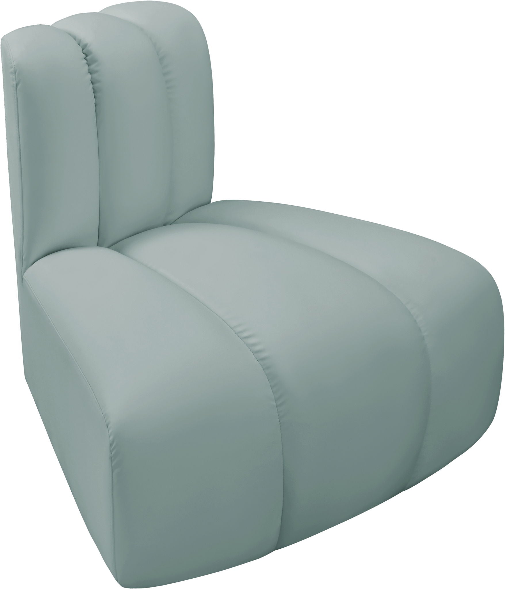 Arc - Faux Leather Reverse Corner Chair