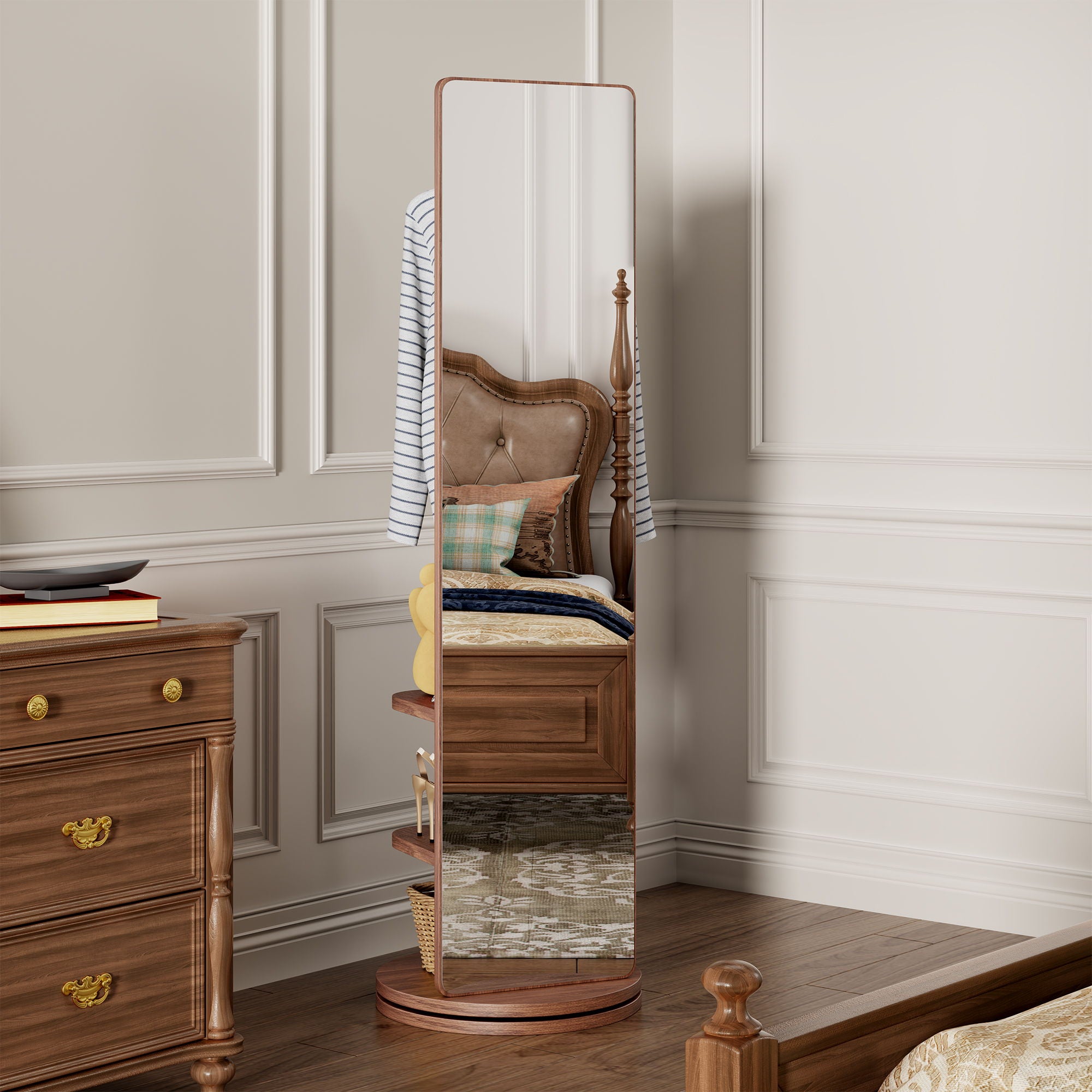 3 In 1 Multifunctional Full Length Clothing Mirror