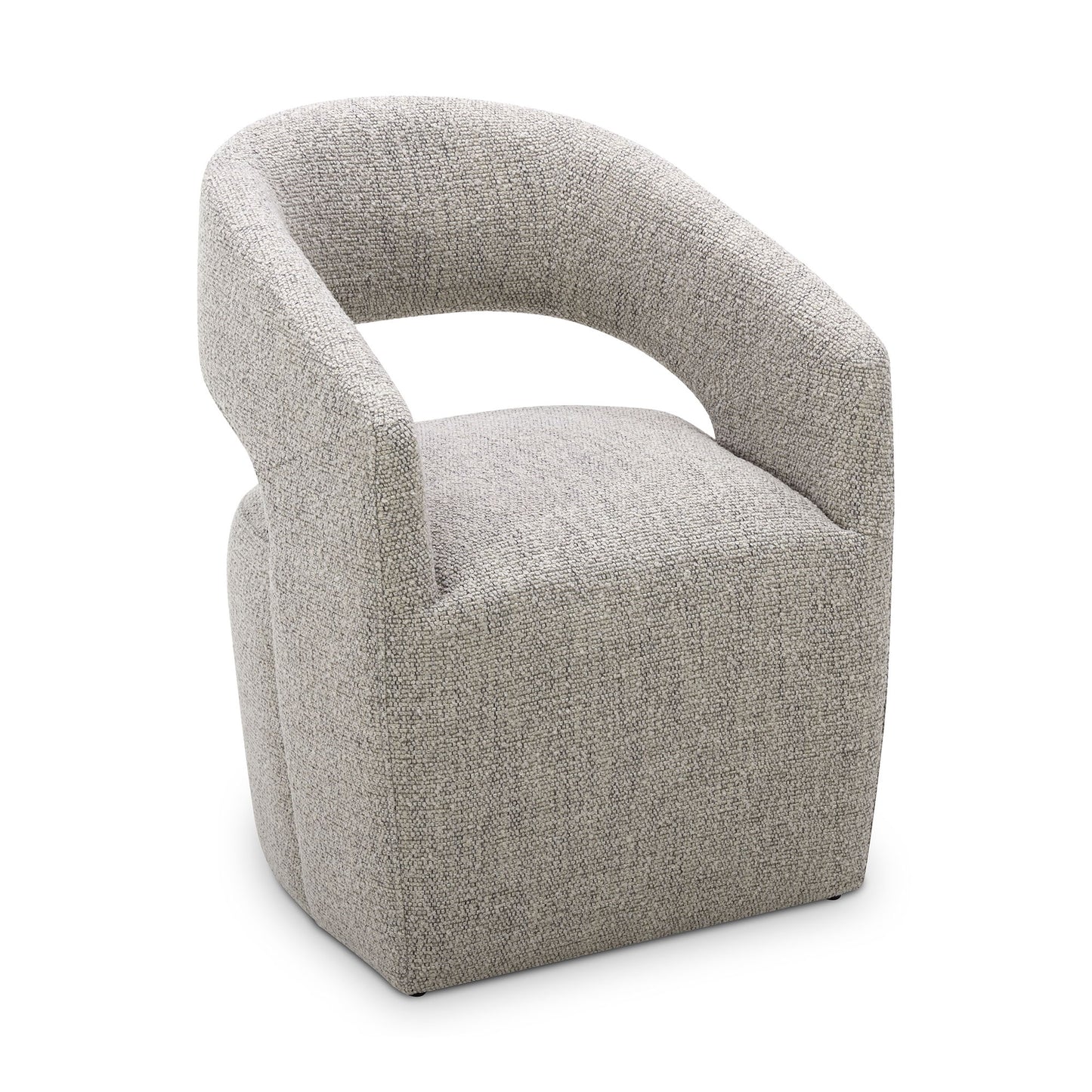 Barrow - Rolling Dining Chair - Gray Storm
