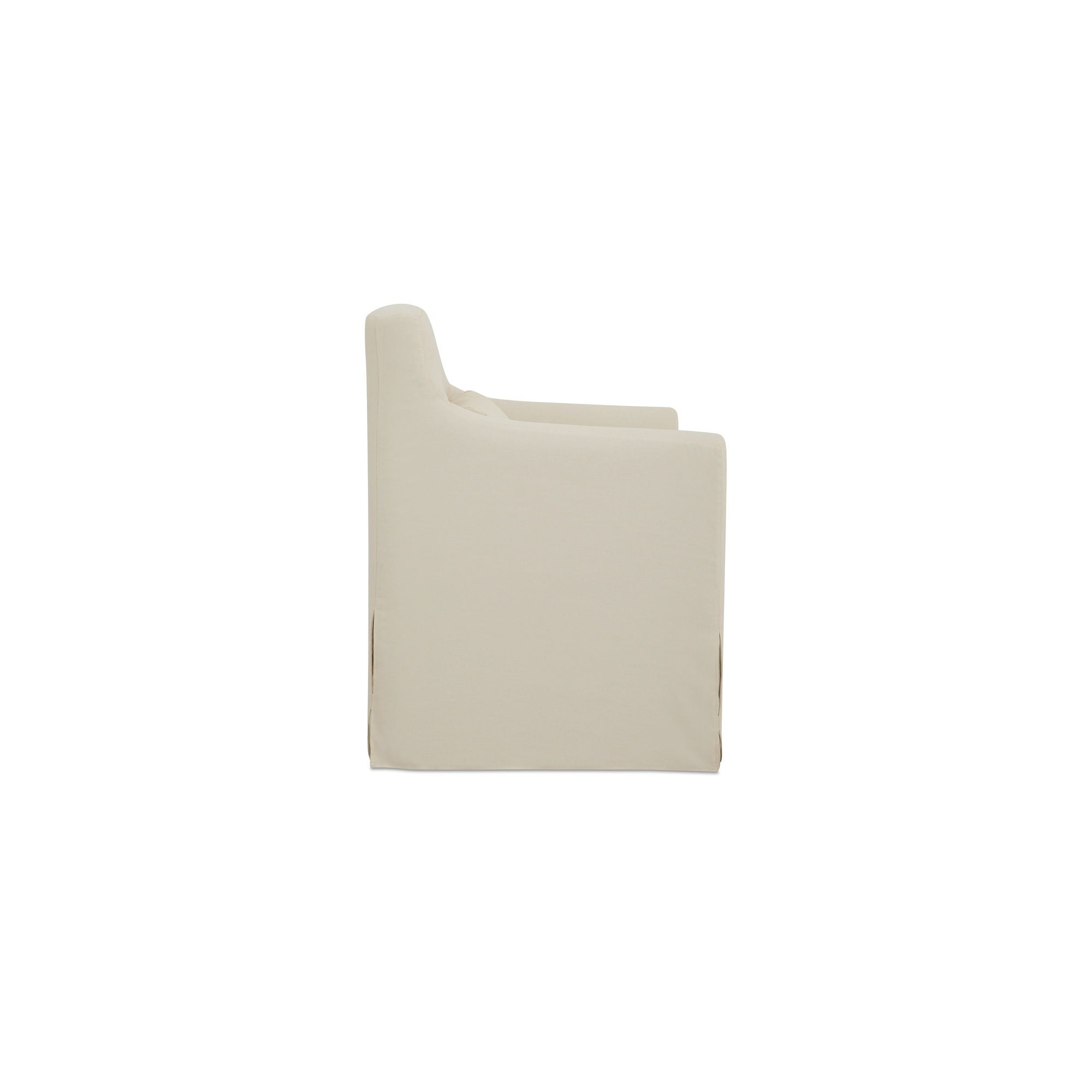 Lydia - Outdoor Slipcover Dining Chair - Cream