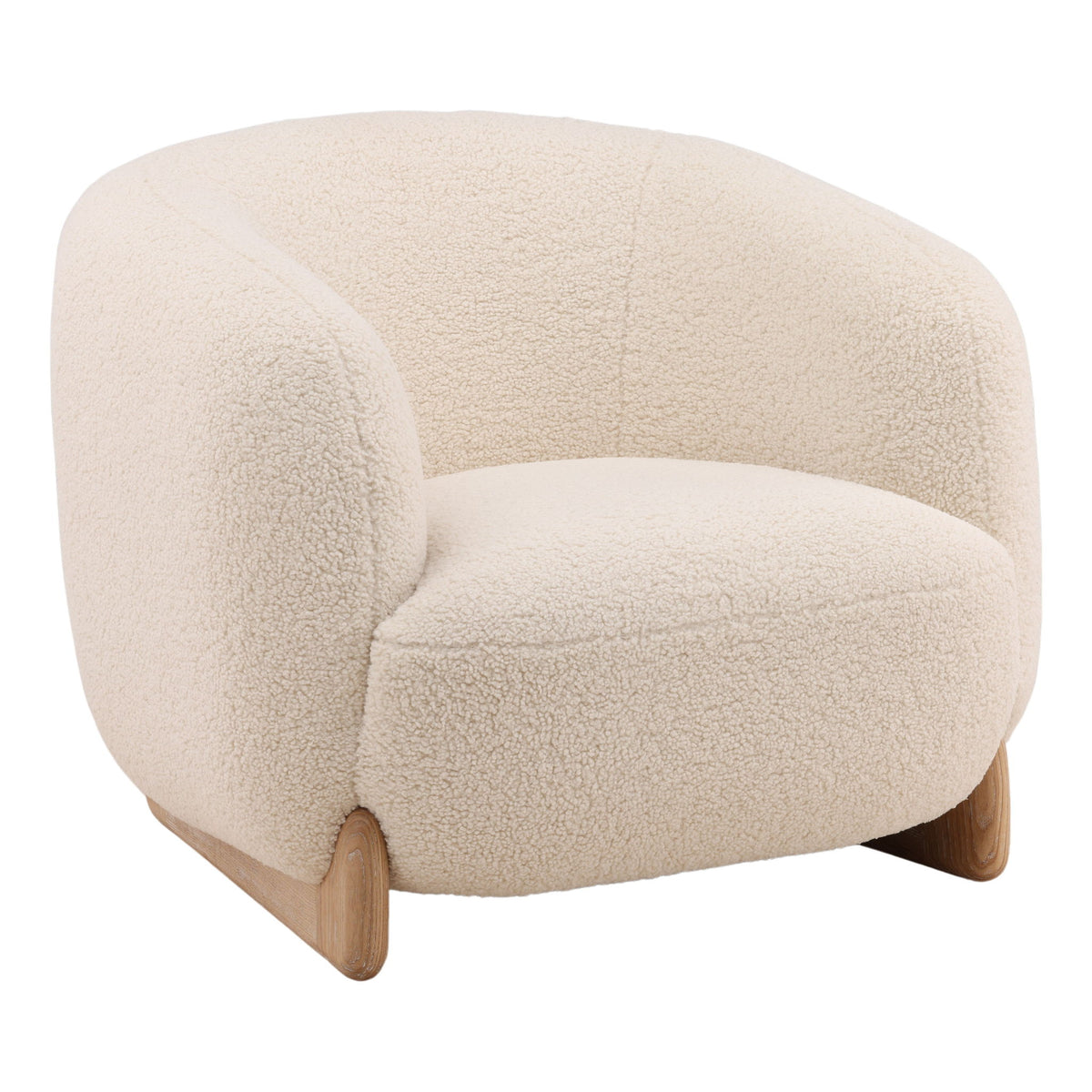 Montara - Occasional Chair - Cream And Light Natural