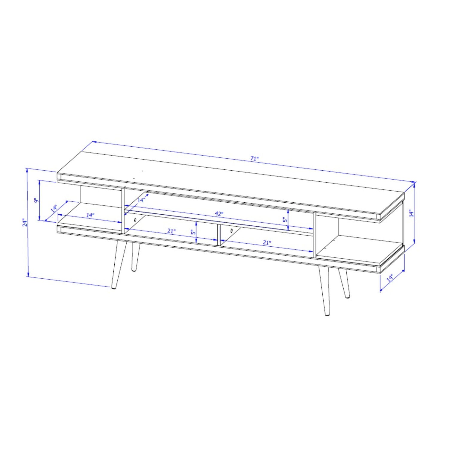 Utopia - Mid-Century Modern TV Stand