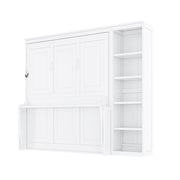 Sturdy Murphy Bed With Desk And Bookshelf