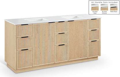 Willard - Engineered Stone And Solid Wood Bathroom Vanity