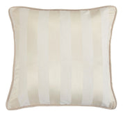 Hollywood - Cabana Stripe Euro Sham - White / Cream