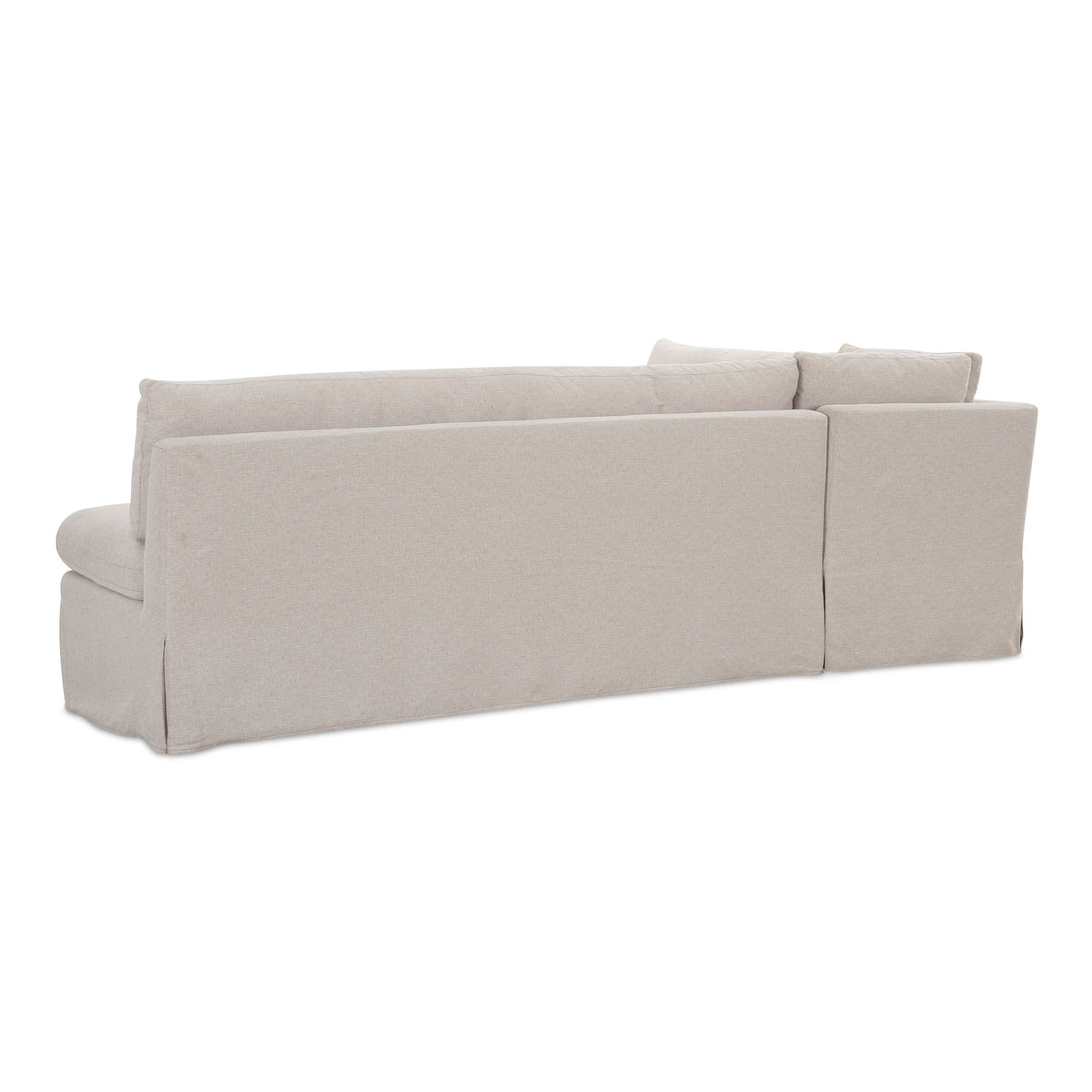 Fable - 3 Piece Slipcover Dining Banquette L-Shape - Beige