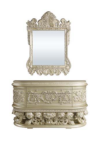 Vatican - Mirror - Champagne Silver Finish