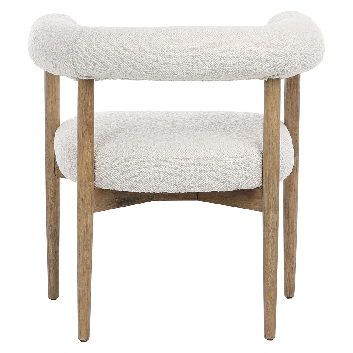 Matilda - Dining Chair - Cream With Natural