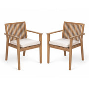 Patio Dining Chair, Comfortable Waterproof Seating (Set of 2)