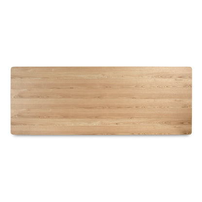 Round Off - Large Dining Table - Light Brown