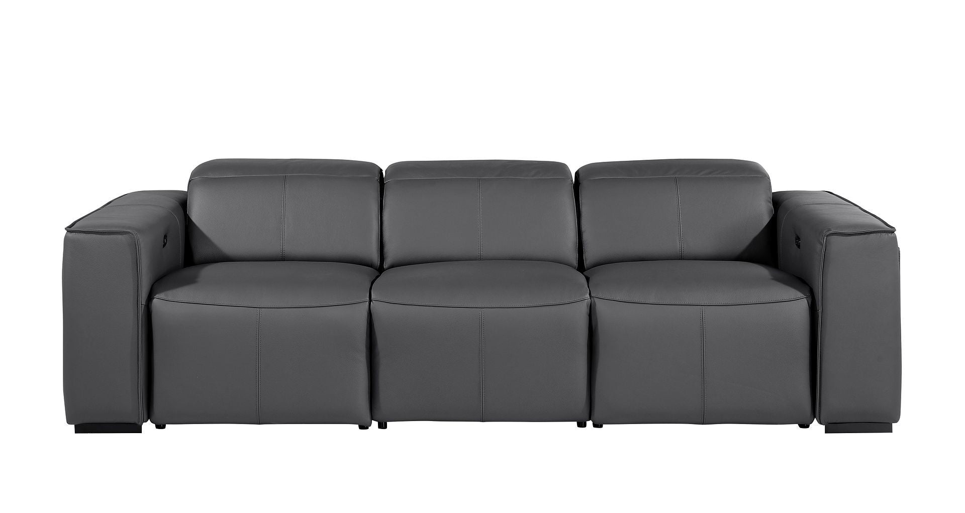 1224 - 3-Piece Modular Power Reclining Sofa In With 3 Power Recliners & Power Headrests