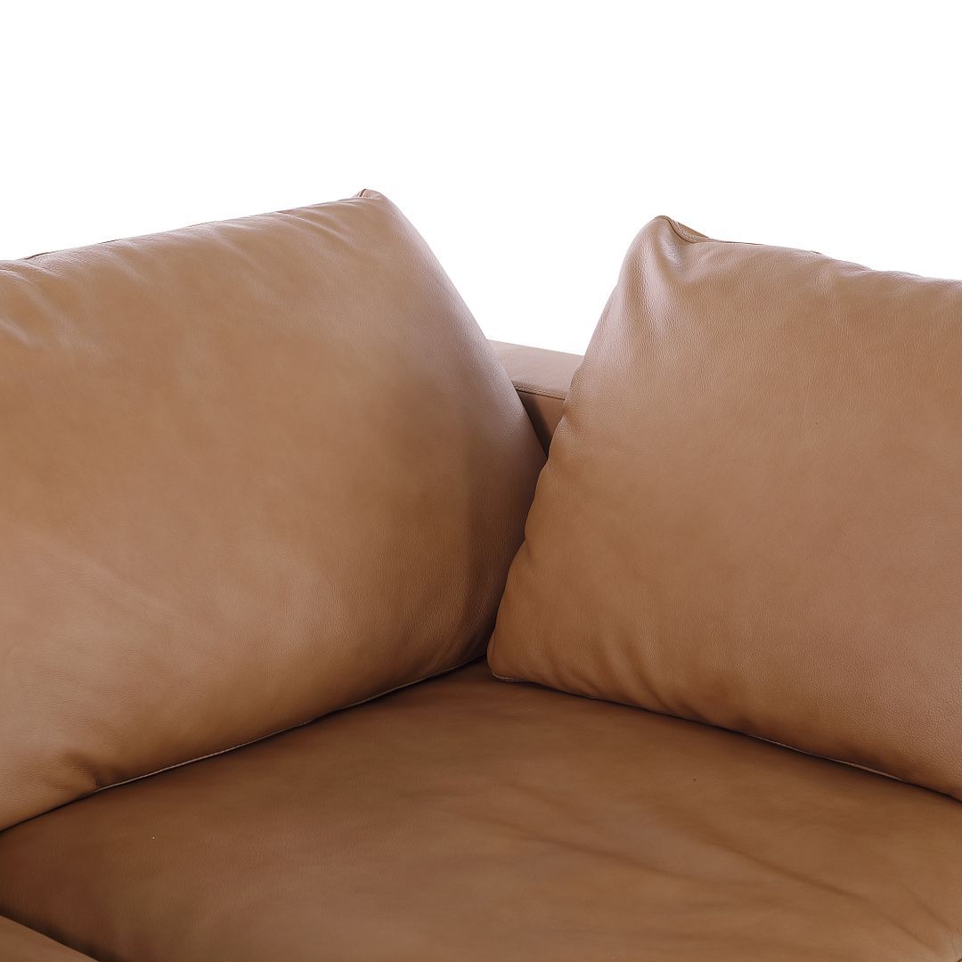 1100 - 5-Piece L-Shaped Sectional (Top-Grain Italian Leather)