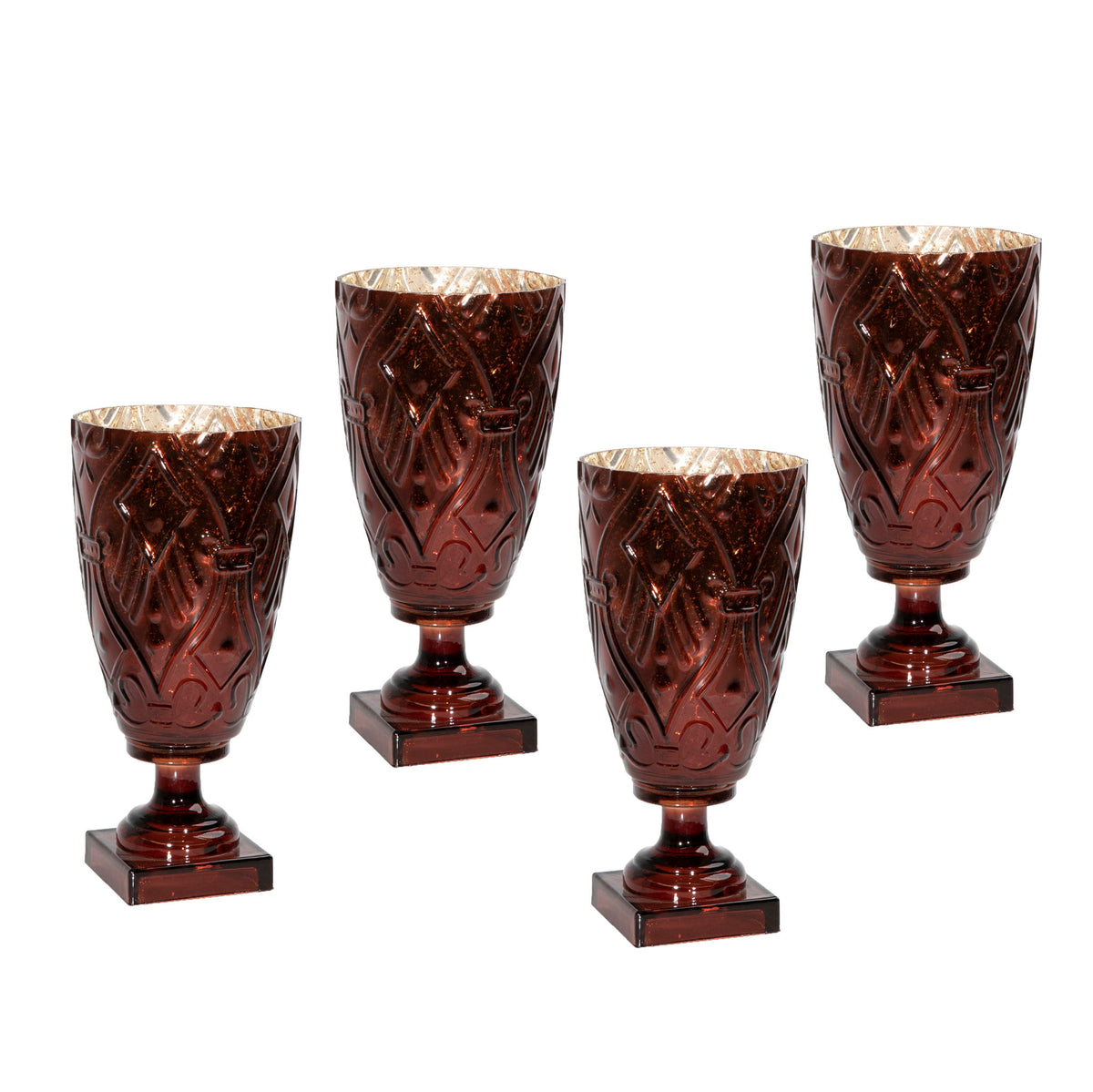 Vase (Set of 4) - Dark Brown