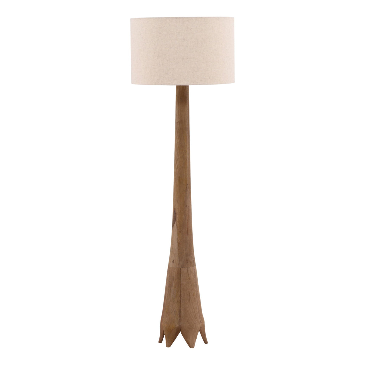 Brita - Floor Lamp - Light Brown And Beige