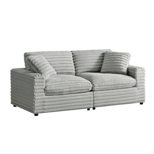 Jenny - 2 Piece Sofa Sectional - Gray