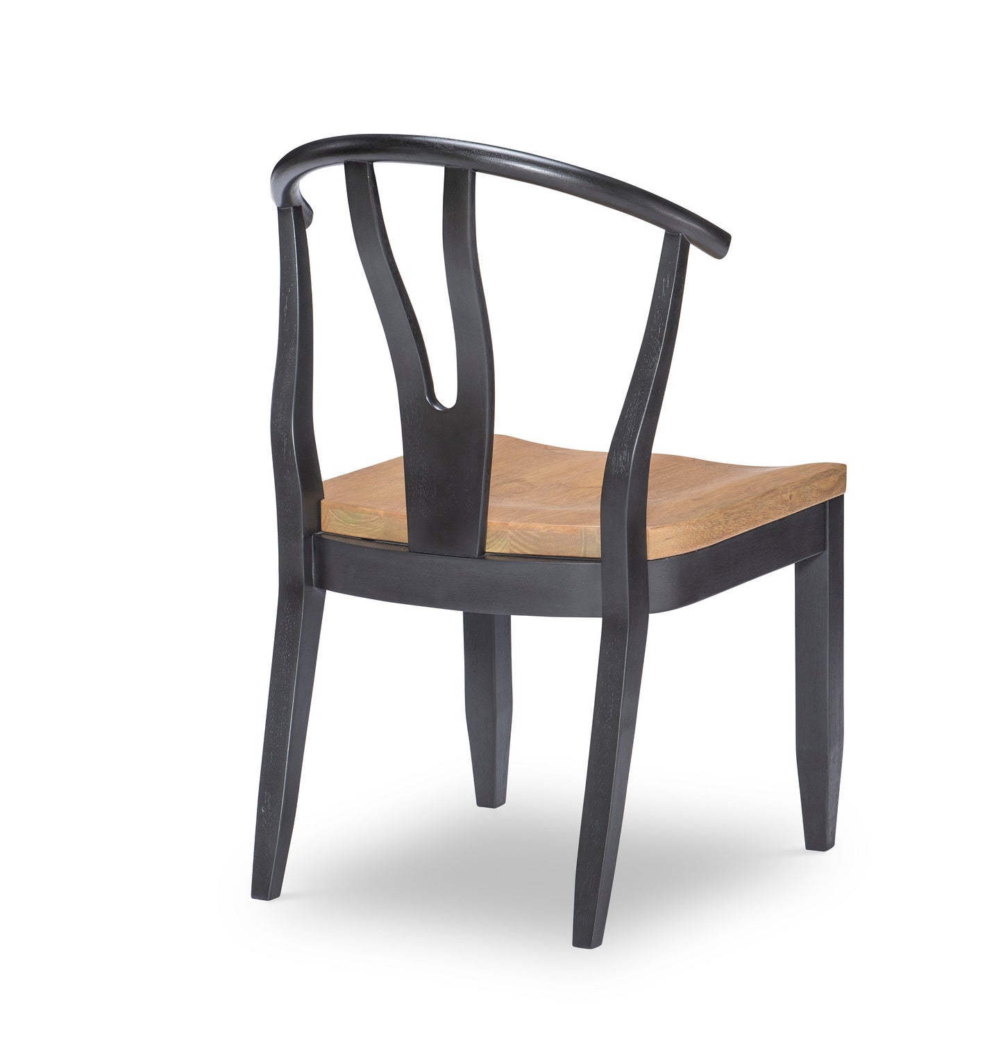 Franklin - Side Chair (Set of 2) Wishbone Back With Wood Seat - Black