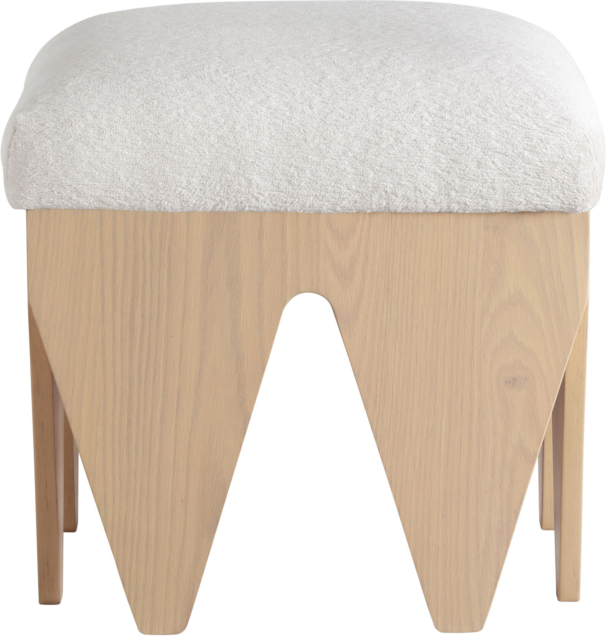 Altair - Fabric Bench - Light Brown Base