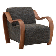 Amabel - Occasional Chair - Paris Cerulean And Brown