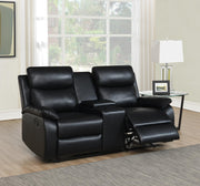 U184 - Motion Loveseat - Black